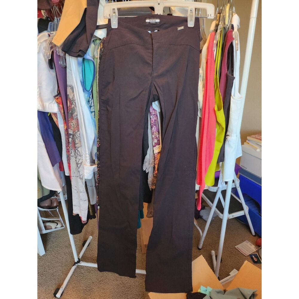 Y2K Vintage Guess Black Pants, Size 27